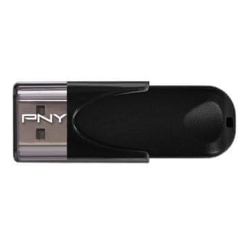 PNY Attaché 4 2.0 USB ključek 64GB, črn