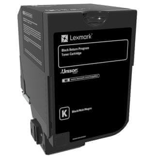 LEX Lexmark 74C20K0 toner, črn, 1 kos