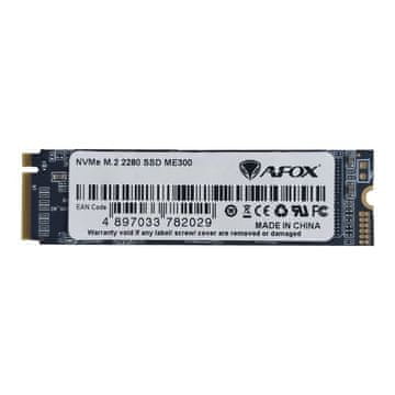 AFOX ME300 NVME SSD M.2 128GB TLC PCI-EX4 1.6 GB/S