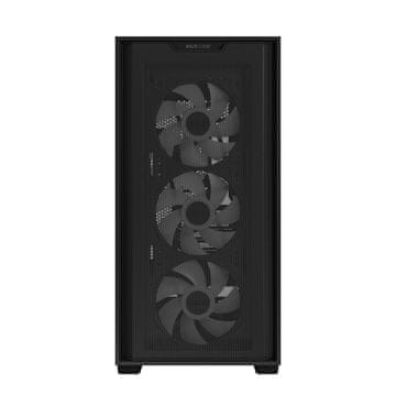 slomart ASUS A21 PLUS PC ohišje, črno, ARGB osvetlitev