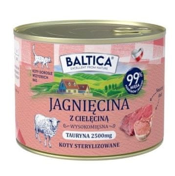 slomart BALTICA Smaki regionów Jagnjetina z teletino - mokra hrana za mačke - 185g