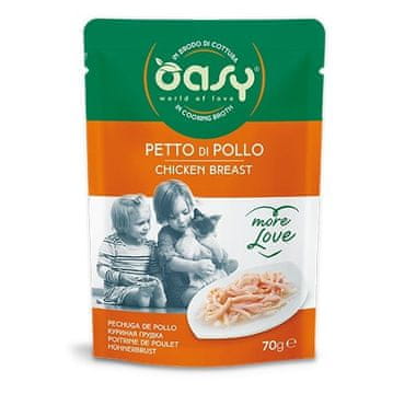 Oasy OASY More Love piščančje prsi - mokra hrana za mačke - 70g
