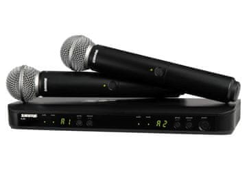 Shure Shure BLX288E/SM58-H8E bežični mikrofonski sustav, 2x SM58