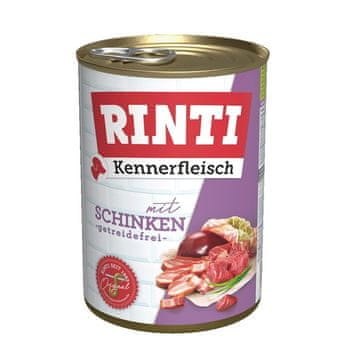 RINTI RINTI Kennerfleisch Ham - mokra hrana za pse s šunko 400g