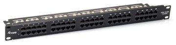 Equip Equip 50-Port Cat.3 RJ45 ISDN Patch Panel, črn
