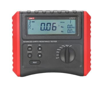 slomart Uni-T UT572 merilnik ozemljitve, 2/3-žični, LCD