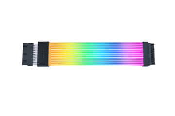 Lian Li Lian Li Strimer Wireless 24-pinski RGB podaljšek kabla, bel/črn