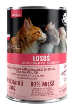 PET PTR PET REPUBLIC Sterile Salmon mokra hrana za mačke, 400g