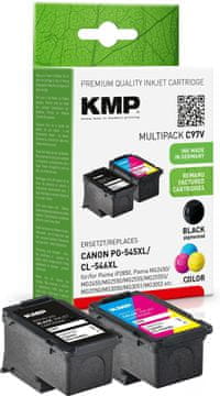 L.G.R KMP C97V črn, cian, magenta, rumen črnilo, 2 kos, združljivo (po 400 strani)