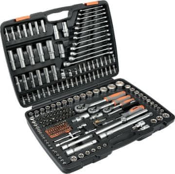 slomart STHOR T58691 Komplet 216 kosov nasadnih ključev 1/2", 3/8", 1/4"