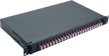 slomart Helos 375561 omara za opremo 1U, 19", črna