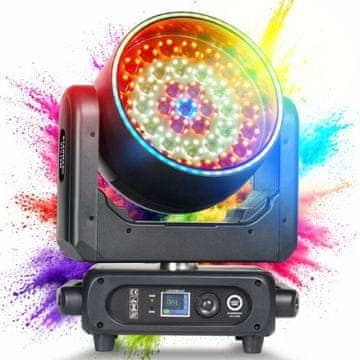slomart LIGHT4ME STARWASH 37x15W RGBW premikajoča se disco glava