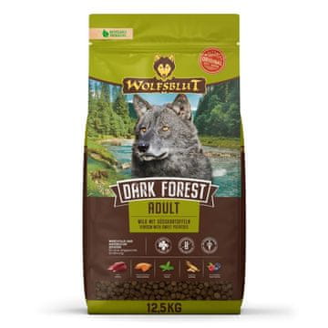slomart WOLFSBLUT Dark Forest Venison pasja hrana, 12,5kg