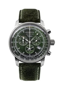 ZEP Zeppelin 100 Jahre 8680-4 WYP Quartz moška ura, 40 mm, usnjen pas