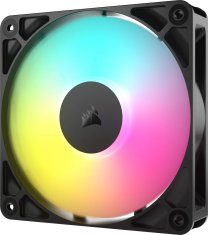 Corsair Corsair RS120 ARGB ventilator za PC ohišje 12 cm, črn, komplet 3 kosov