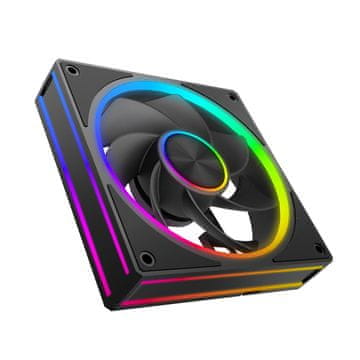 Modecom Hladilni ventilator Modecom Volcano Loop 120 ARGB Reverse Fan, črn