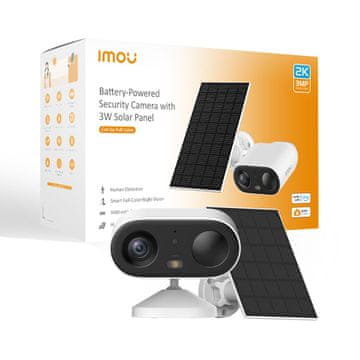 Imou Imou Cell Go Full color Kit Bullet IP varnostna kamera zunanja 2304 x 1296, bela