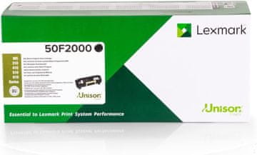 LEX Lexmark 502 toner, original, črn, 1500 strani
