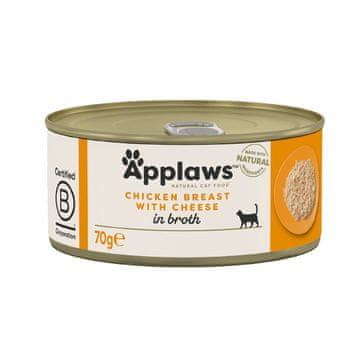 Applaws APPLAWS Piščančje prsi s sirom - mokra hrana za mačke - 70g