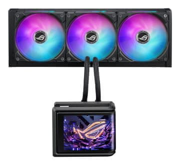 slomart ASUS ROG Ryuo IV SLC 360 ARGB vodno hlajenje procesorja, 12 cm, črna