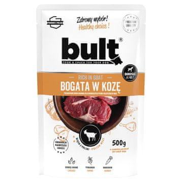 BULT BULT Bogato z jagnjetino - mokra hrana za pse - 500g