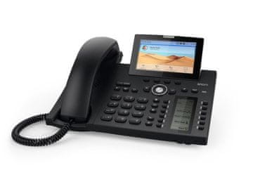 SNOM Snom D385 IP telefon črn, 12 linij, TFT zaslon