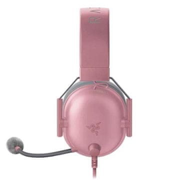 Razer Gaming slušalke Razer Blackshark V2 X, žične, črne/roza