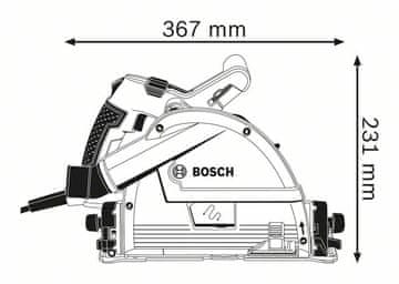 Bosch Bosch GKT 55 GCE Profesionalna potopna žaga - zmogljiva, natančna in vsestranska za profesionalne rezultate