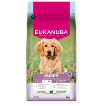 Eukanuba EUKANUBA Puppy L XL Bogato z jagnjetino & rižem - suha hrana za pse - 12kg