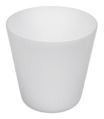 ActiveJet Obloga za svetilko Activejet ALMA, steklo, bela, Ø 12 cm