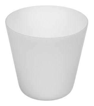 ActiveJet Obloga za svetilko Activejet ALMA, steklo, bela, Ø 12 cm