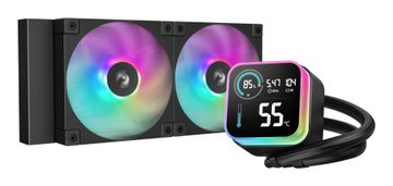 DEEPCOOL DeepCool LQ240 hladilni sistem za procesor, 12 cm, črn
