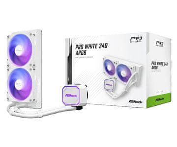ASRock ASRock Pro White 240 ARGB hladilnik za CPU, 240mm