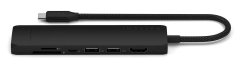 Satechi Satechi ST-P7SK vmesniški hub USB Type-C 10000 Mbit/s, črn