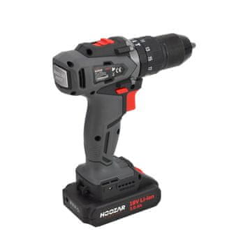 slomart HOOZAR CD45BL-D2 akumulatorski vrtalnik/vijačnik 18V 45Nm, 2x2.0Ah bateriji
