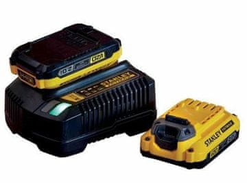 Stanley Stanley SFMCB12D2 komplet baterije in polnilnika