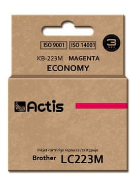 ACS Nadomestna črnila ACS KB-223M (za Brother LC223M; Standard; 10 ml; magenta)