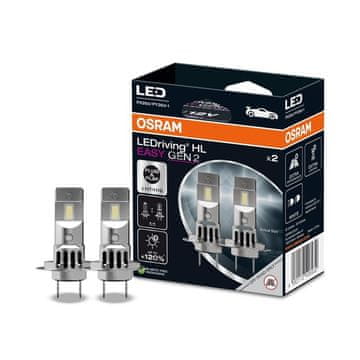 slomart Osram LED H7 žarnica 2 kosa 12V 16W PX26D