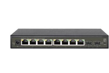 Level One LevelOne GES-1051 mrežni stikalnik, 10-portni Gigabit Smart Lite, črn