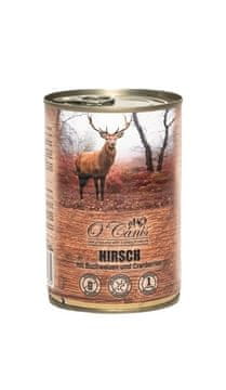 O'CANIS Konzervirana hrana za pse - Mokra hrana - jelen s ajdo - 400 g