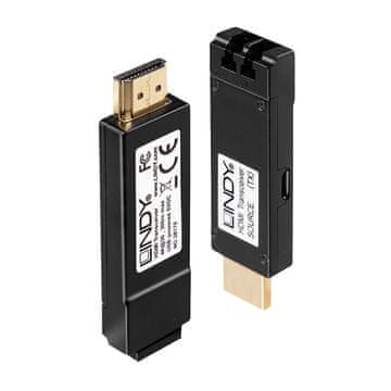 Lindy LINDY HDMI Extender 4K LWL 300m, Duplex LC Multimode OM3