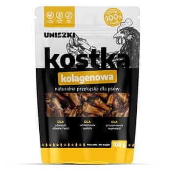 slomart UNISZKI Kolagen kocke za pse - priboljšek - 100g