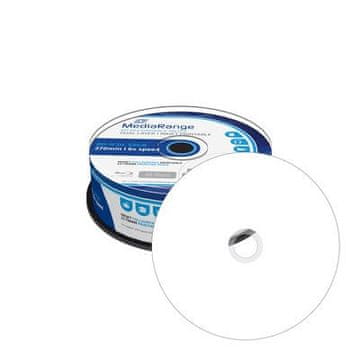 MediaRange MediaRange MR510 prazni Blu-Ray BD-R DL diski 50 GB, komplet 25 kosov
