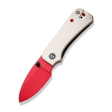 Civivi CIVIVI Baby Banter nož, Ivory G10/rdeč