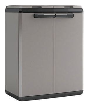 KTR Keter Split Basic zunanji zaboj 220 L, plastični, siv