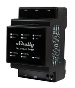 Shelly Shelly LAN Switch omrežni stikalni modul, 5-portni 10/100 Mbit