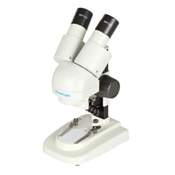DLT Delta Optical StereoLight Stereo mikroskop, bela