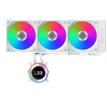 Lian Li Lian Li Hydroshift II LCD 360CL ARGB AiO hladilnik CPU, bel