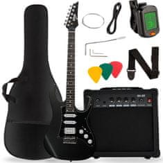 EGA V-TONE EGA 39 MBK električna kitara 4/4, stratocaster, mat črna