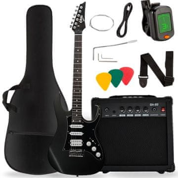 EGA V-TONE EGA 39 MBK električna kitara 4/4, stratocaster, mat črna